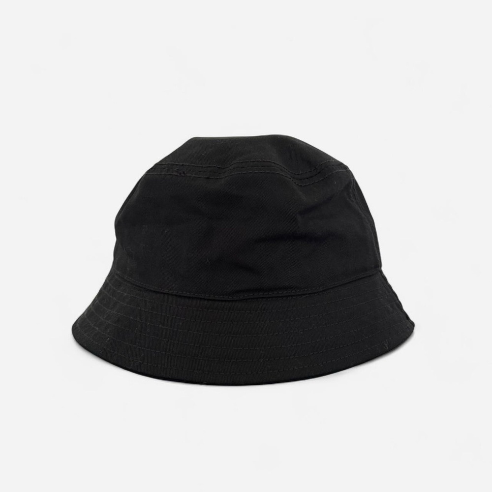 Unisex Black Playboy bucket hat with pink logo - Picture 3 of 4